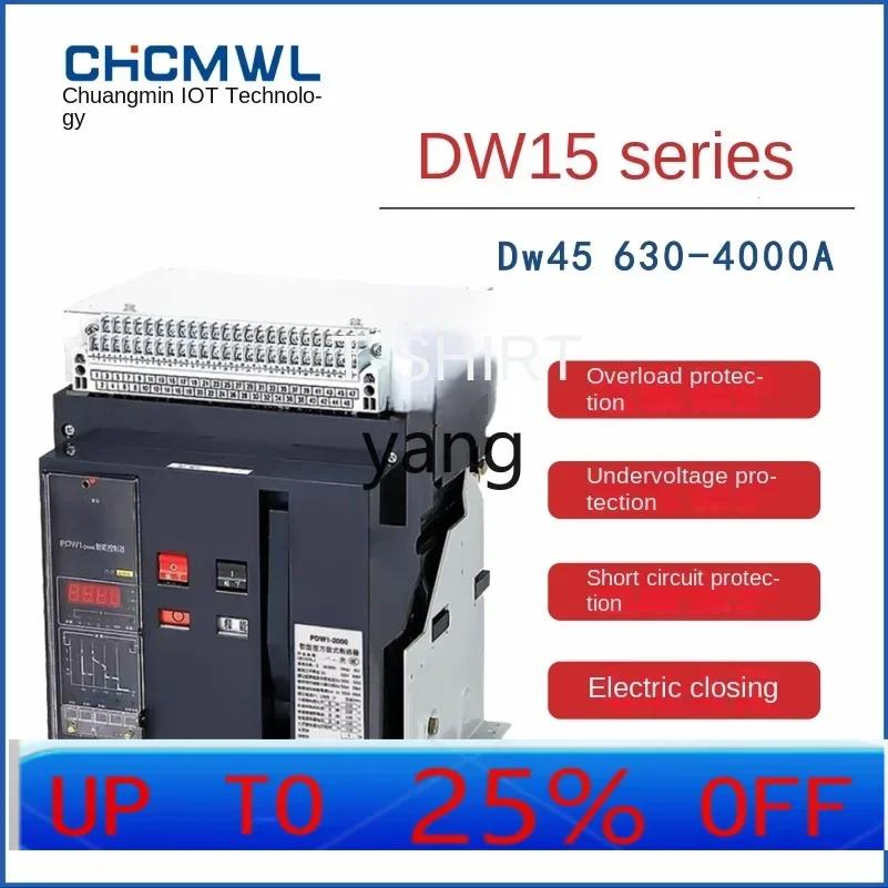 

YJQ Intelligent DW45-2000a1600 Photovoltaic Frame Universal Circuit Breaker Trip Switch