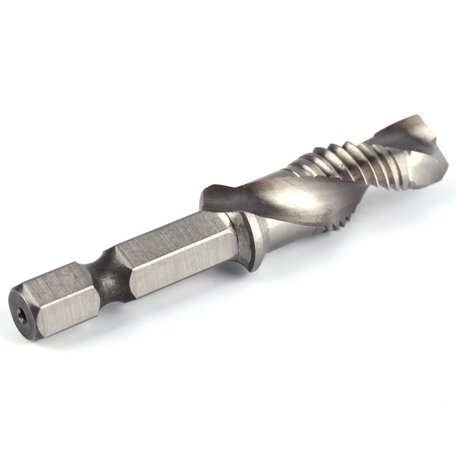 M10 HSS 1/4インチ六角軸ドリル＆タップテーパードリルビット電動工具部品タップテーパードリルビット