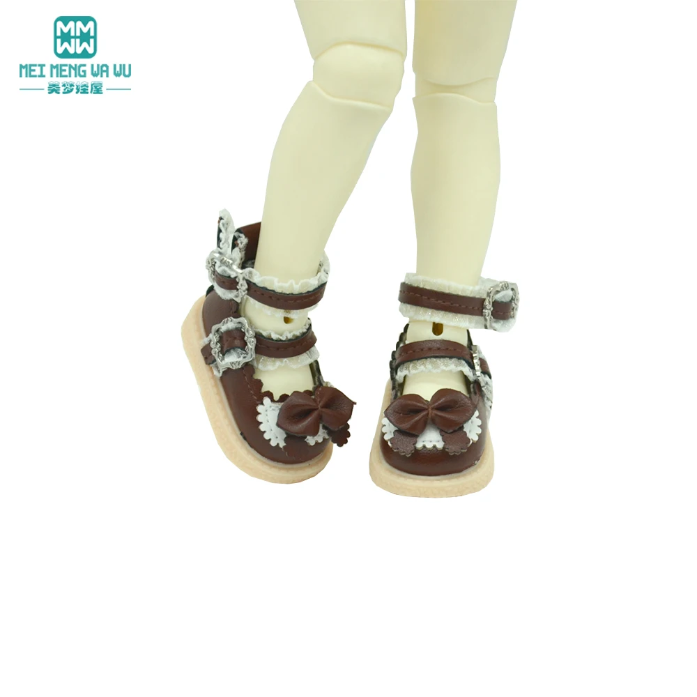 Mini doll Shoes 1/6 BJD YOSD EXO doll FASHION SNOW BOOTS MARTIN BOOTS LEATHER SHOES KIDS HOLIDAY GIFT ACCESSORIES
