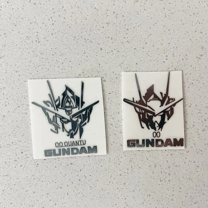 New Gundam Metal Stickers Anime Action Figure Cartoon Waterproof Graffiti Sticker Phone and Laptop Car Decoration Christmas Gift - Image 3