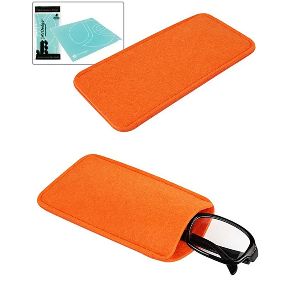 

5 pcs Eyeglasses Case Felt Glasses Pouch For Sunglasses Reading Glasses Portable Scratch-Resistant Storage Bag Travel