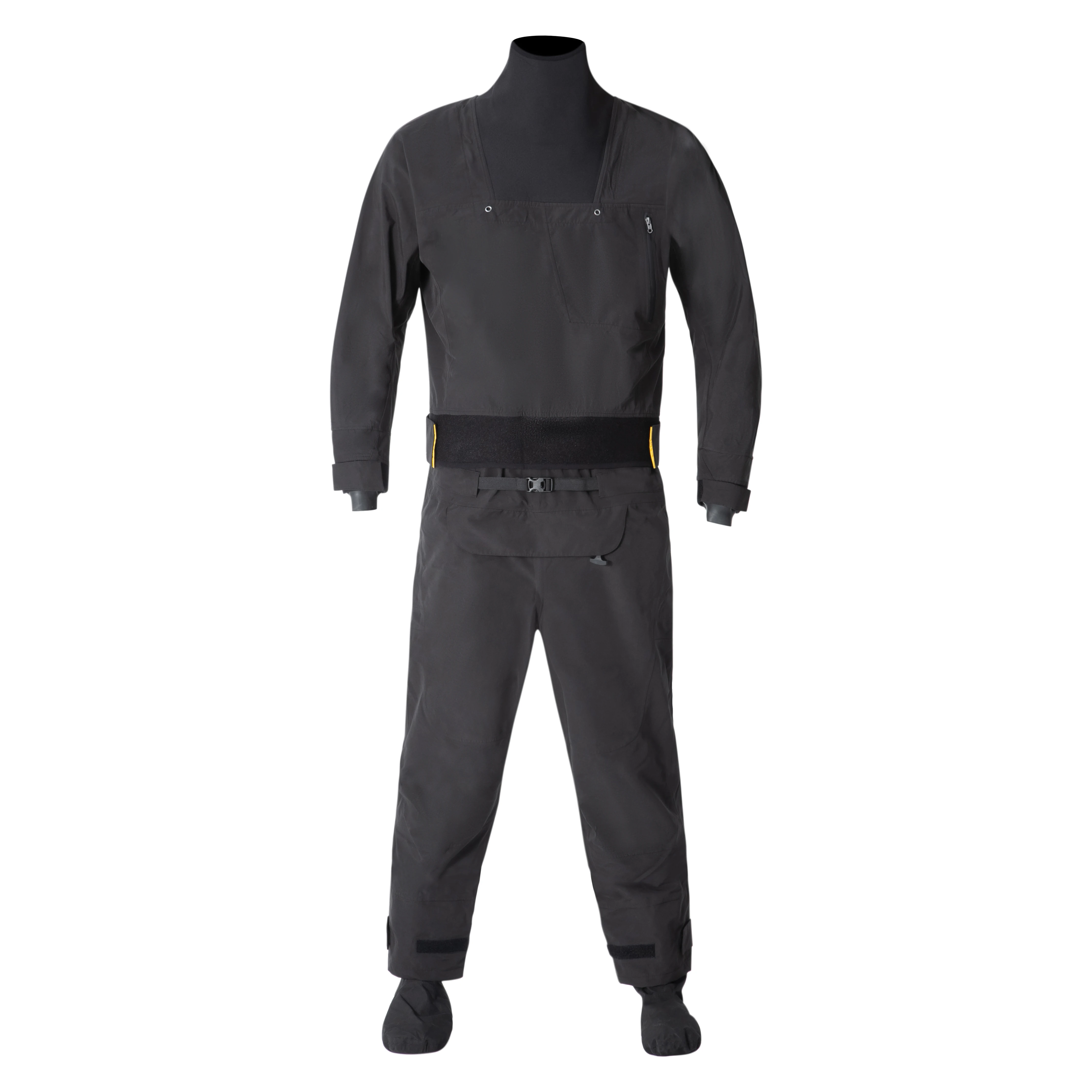 

Men's Kayak Dry Suits, 3 Layers, Rubber Diving, Motorboat Surfing and Fishing Clothes, Spring and Winter, 1 PC, D33