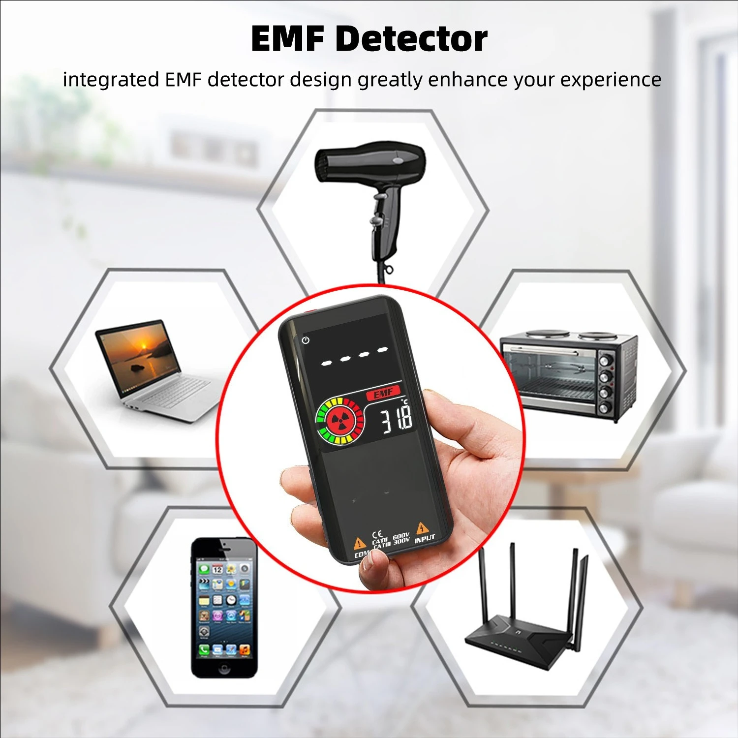 Intelligent large-screen multimeter color-screen multimeter multimeter tester