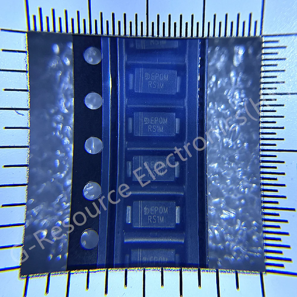 (100 peças) Diodo Retificador de Alta Tensão RSIM SMA, Montagem em Superfície, Conector SMA 1A/1000V