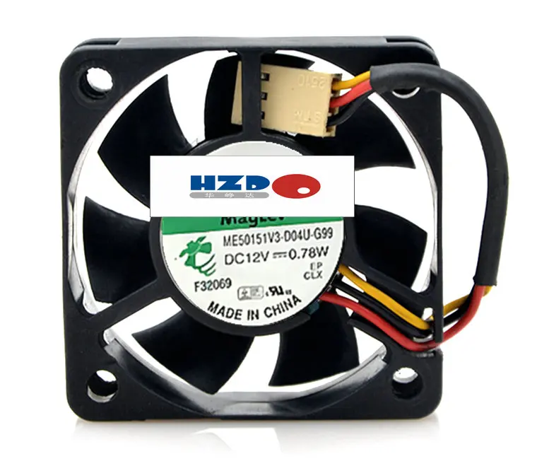 

HZDO 5CM ME50151V3-D000-G99 5015 12V 0.78W 3WIRE cooling fan ME50151V3-d04U-G99 ME50151V3-000C-A99