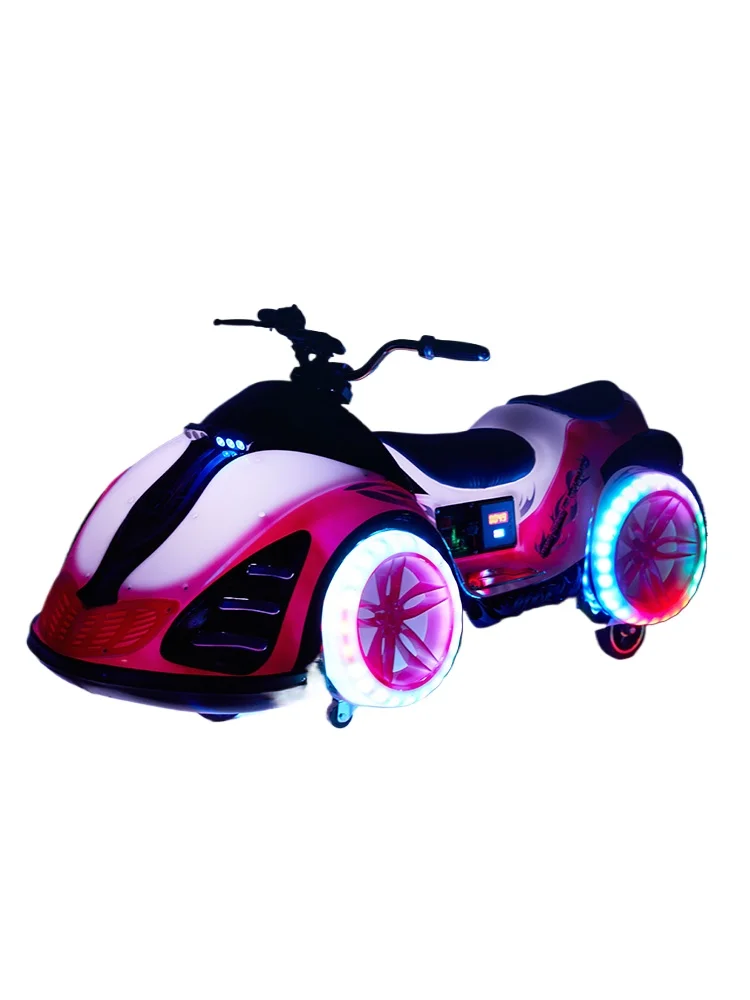 

Square bumper car 2022 new shopping mall night market stall luminous home amusement equipment children double electric car