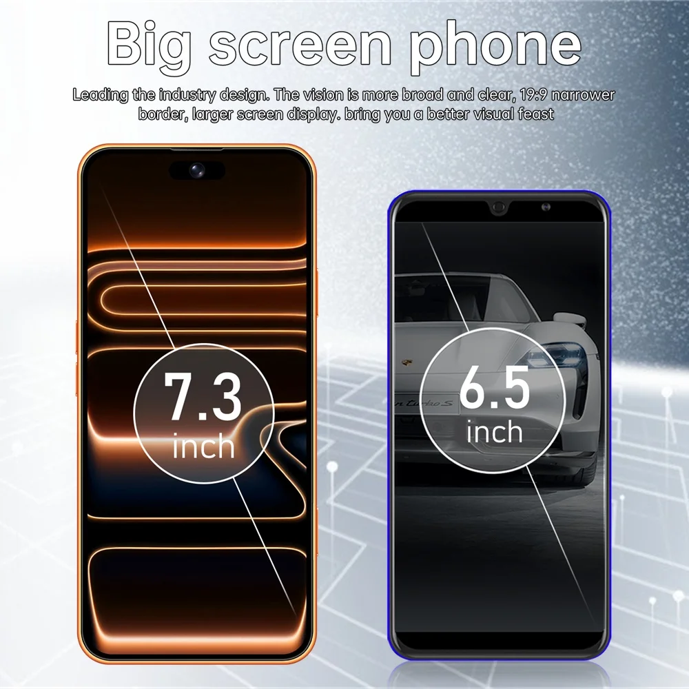 K-Touch Mobile Phones A17 Pro Max 5G Dual SIM Smartphone Android 15 Cell Phone 7.3 Inch 16+48MP 22GB+2TB 7800mAh Global Version Cellphones