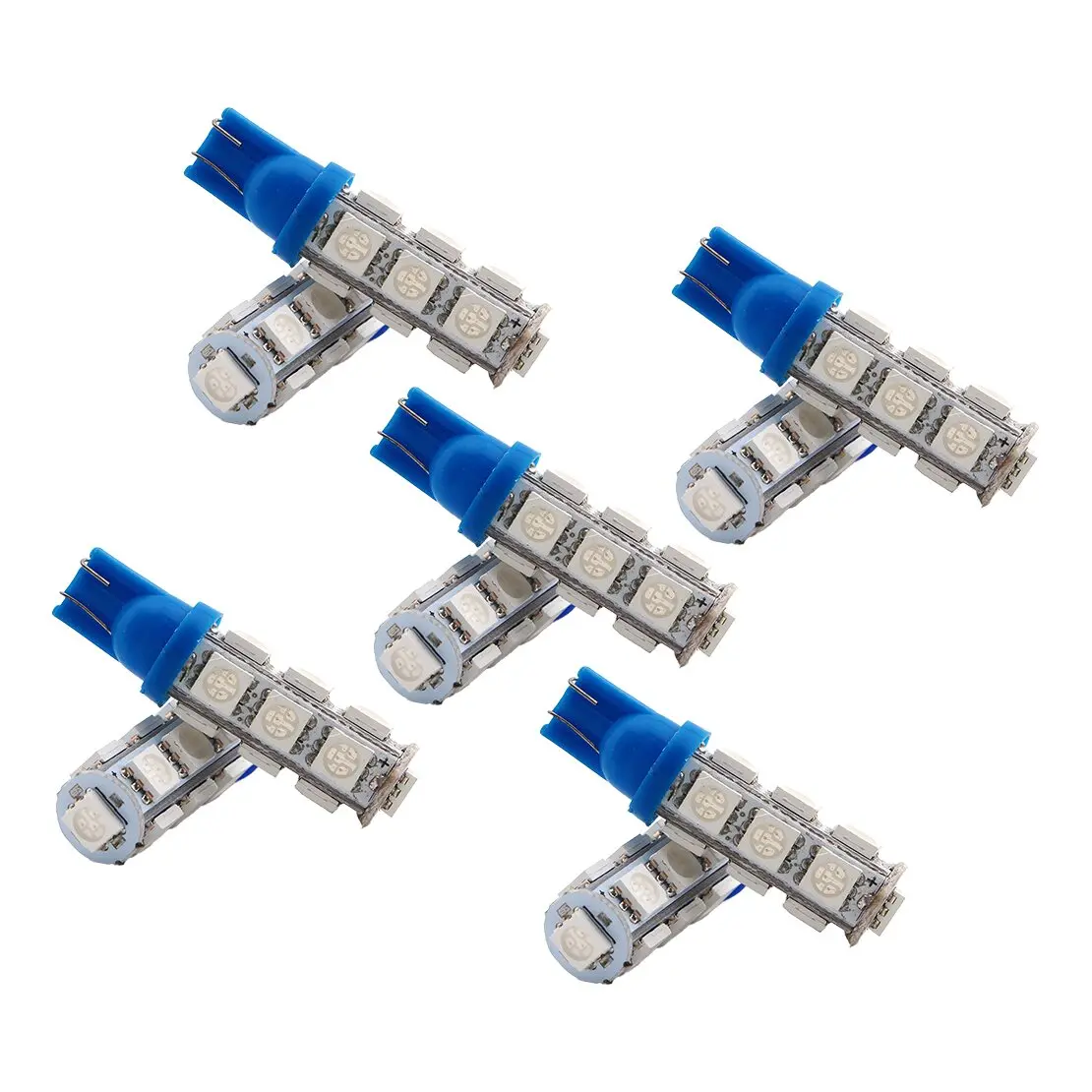 10Pcs Blue T10 5050 W5W 13SMD LED Light Lamp Bulb 5W for RV Camper Car 193 194 2821 921 922 158 160 161 161B 168 168A 912 12V