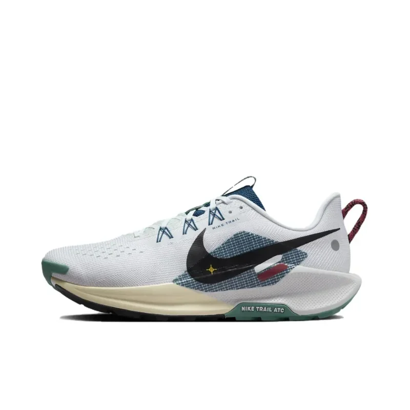 Nike Original Pegasus Trail 5 Trail Running Shoes Low Top Lightweight Comfort Sneakers White Blue Black Colorway