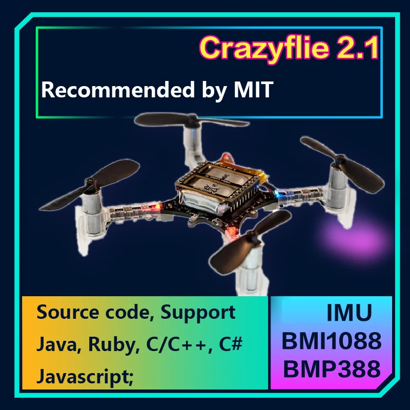 Imagem -03 - Crazyflie 2.1 Open Source Uav Núcleo de Controle de Vôo da Placa de Desenvolvimento de Aeronaves de Quatro Eixos Stm32f405