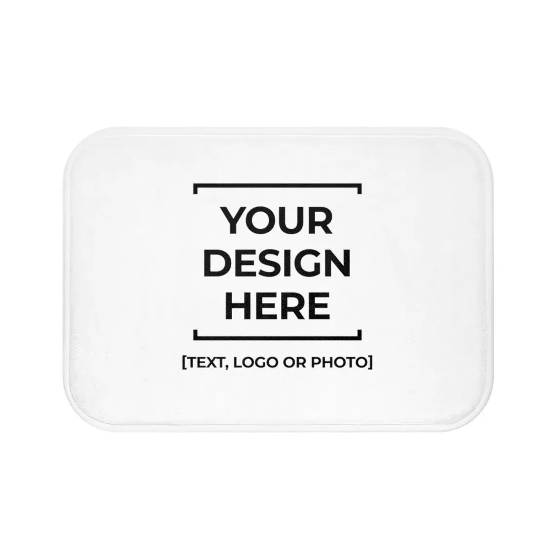 VIKAMA DIY Custom Design Doormat, Custom Image Text Logo Non Slip Absorbent Floor Mat for Home Bathroom Entry Decor