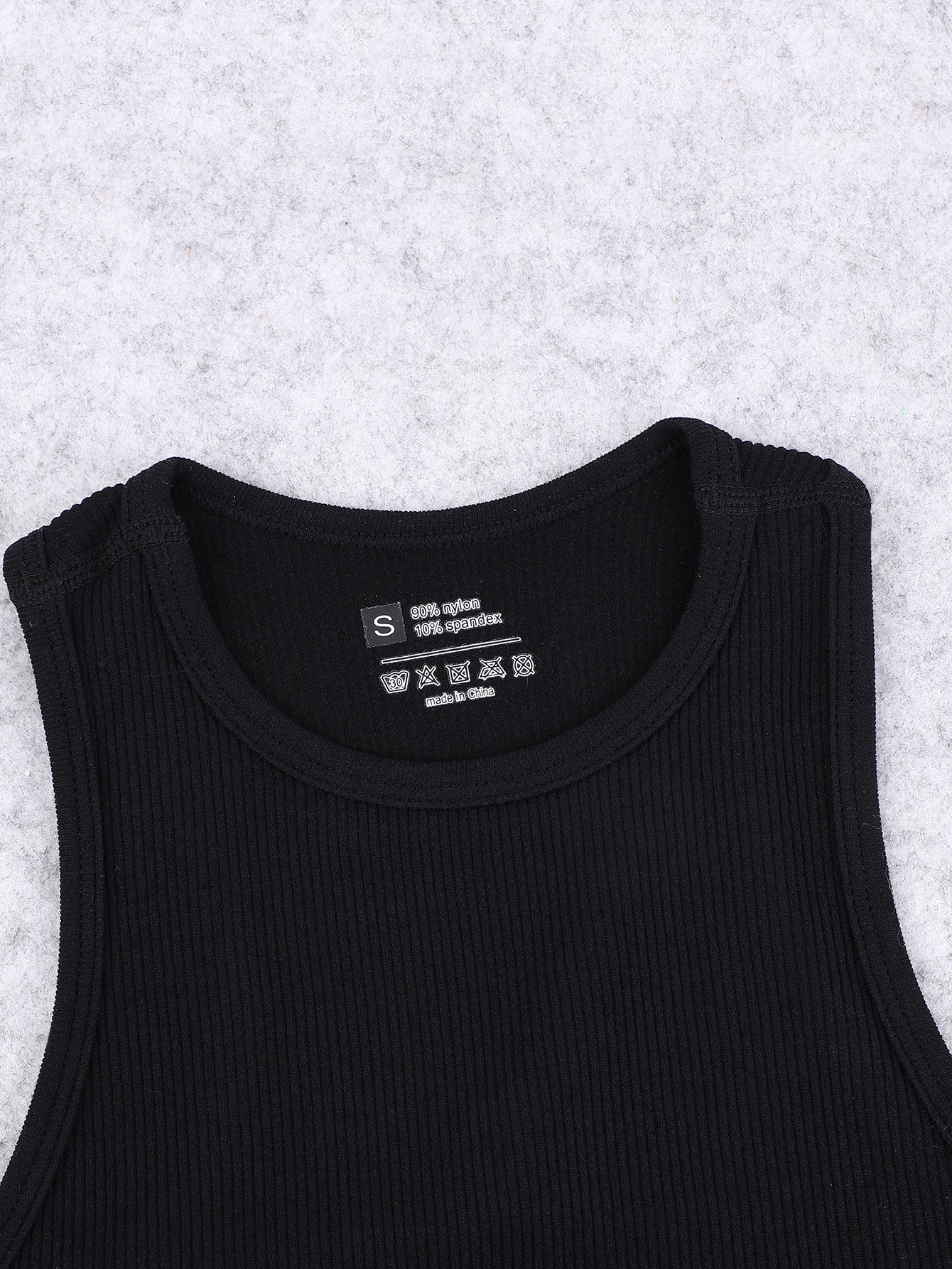 Gilet da yoga senza maniche ad alta elasticità lavorato a maglia senza cuciture, gilet da yoga sexy casual a costine in nylon ad asciugatura rapida, corsa, fitness, sport