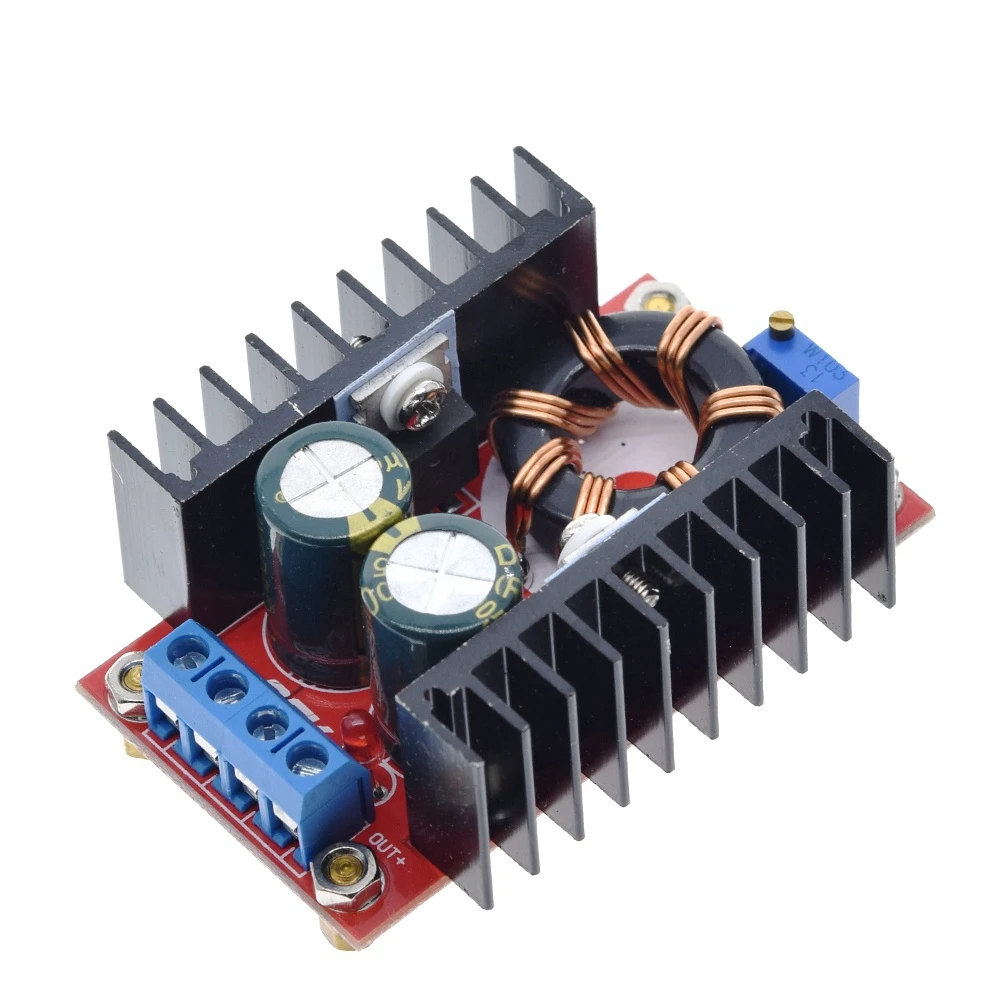 TZT 150W DC-DC Boost Converter Step Up Netzteil Modul 10-32V zu 12-35V 10A Laptop Spannung Lade Board