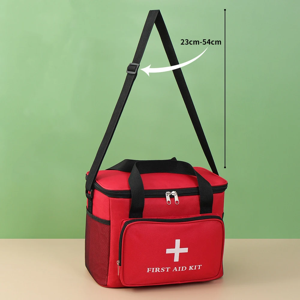 Borsa a tracolla medica da esterno in tessuto Oxford leggero da campeggio alpinismo borsa per forniture di emergenza per la prevenzione dei disastri casa