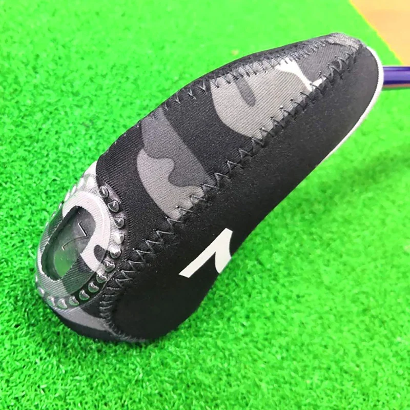 10Pcs/Pack Golf Iron Covers Set Golf Club Head Covers Headcover Waterproof Golf Club Protection