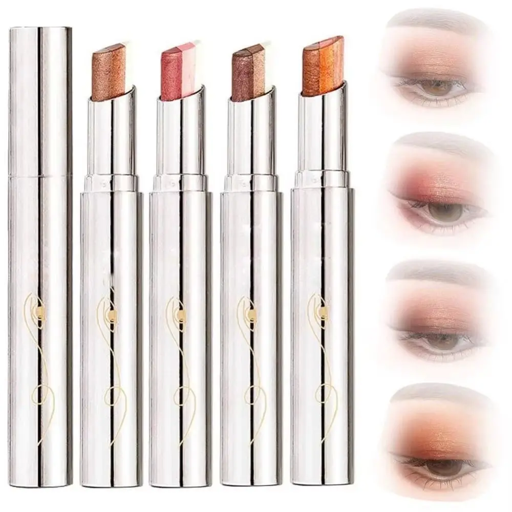 Body Glitter Highlighter 3 Colors Cream Eye-shadow Glitter Eye Shimmer Eye-Shadow Stick Long-Lasting Eye Makeup Tools Newbie