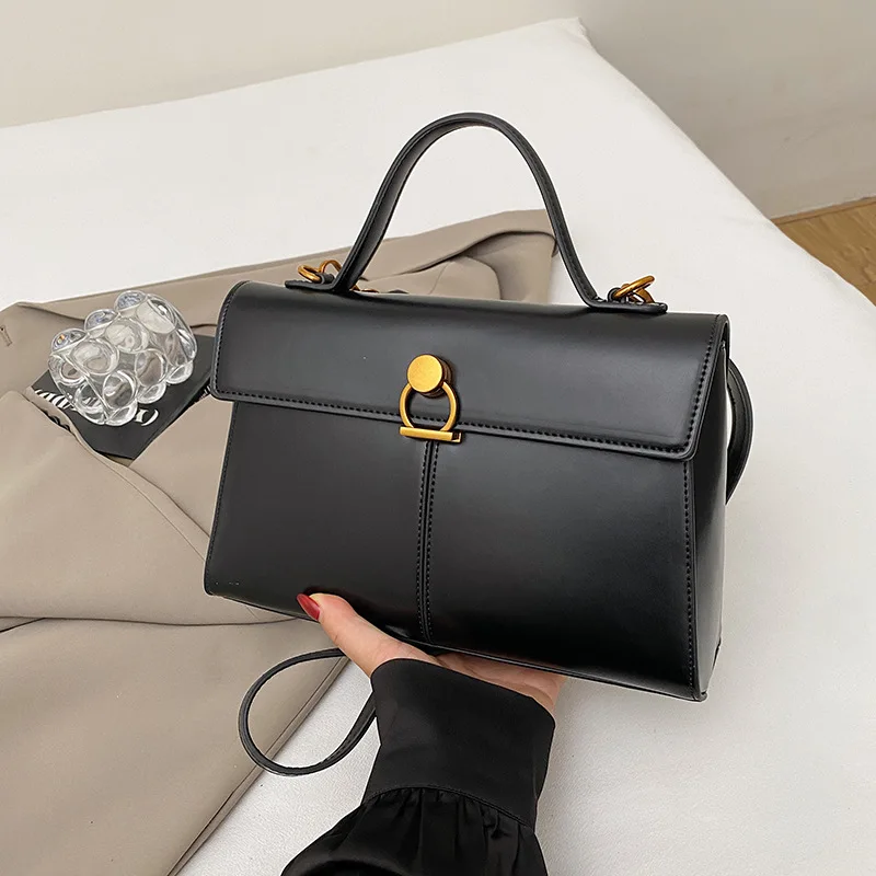 

French High-end Light Luxury Retro Handbag Women's 2025 New Texture Versatile Commuter Shoulder Messenger Bag