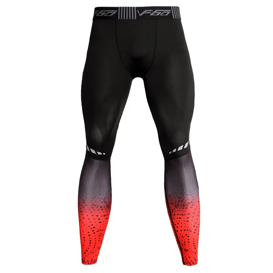 Motorcycle tights men's fitness sports leggings pants running training trousers high elastic quick-drying breathable trousers