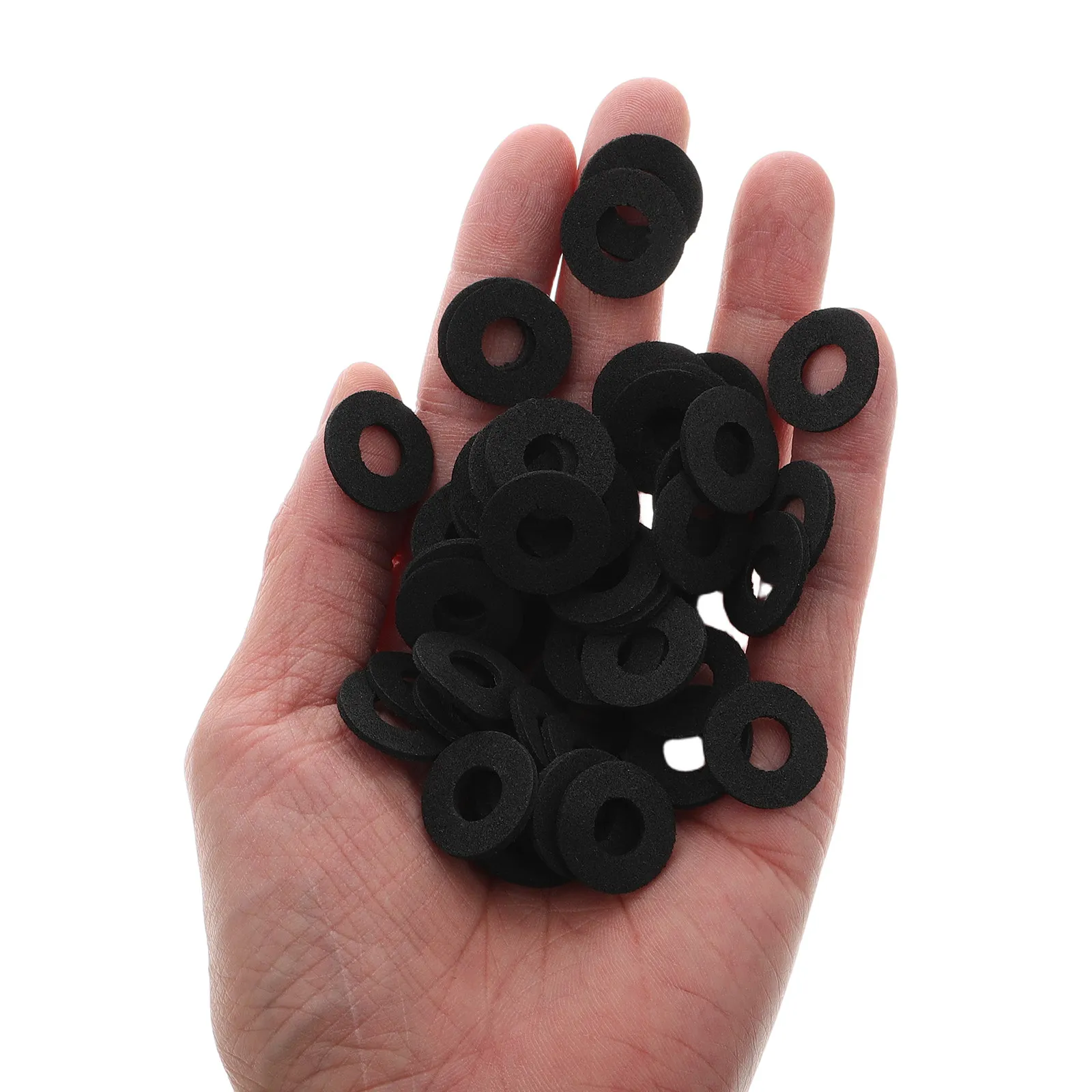 100Pcs Car Door Panel Buckle Pads Universal High Density Sponge Shock Absorbing Noise Reduction Interior Panel Screw Fixation