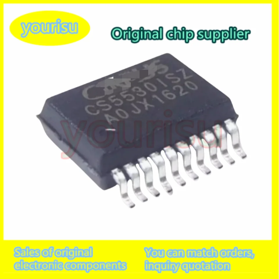 1Pcs/Lot CS553 CS5530ISZ CS5530IS CS5530-ISZ Package SSOP-20 24-bit chip IC with ultra-low noise amplifier