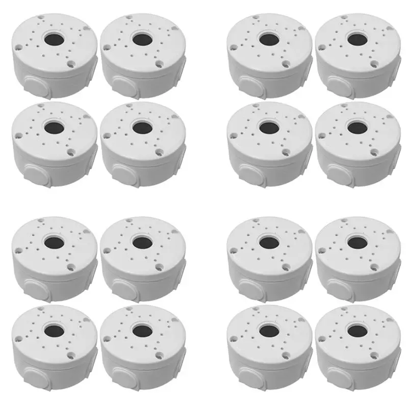 16X Universal Security Camera Junction Box Mount Bracket,Outdoor Use Waterproof Wall Ceiling Mount Cable Base Boxes