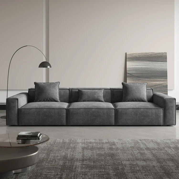 ATUNUS Nordic Modern Hotel Furniture Sofa Set Corner Living Room L-shaped Combination Modular Sectional Sofa