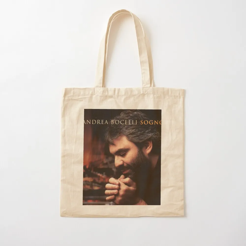 

Andrea Bocelli sogno Tote Bag tote bag cute pouch bag female