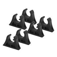 Boat Paddle Holder Clips Plastic Labor Saving Boat Hook Holder Sturdy Oar Keeper Pole Holder Set for Kayaks Canoes Rowing Boats