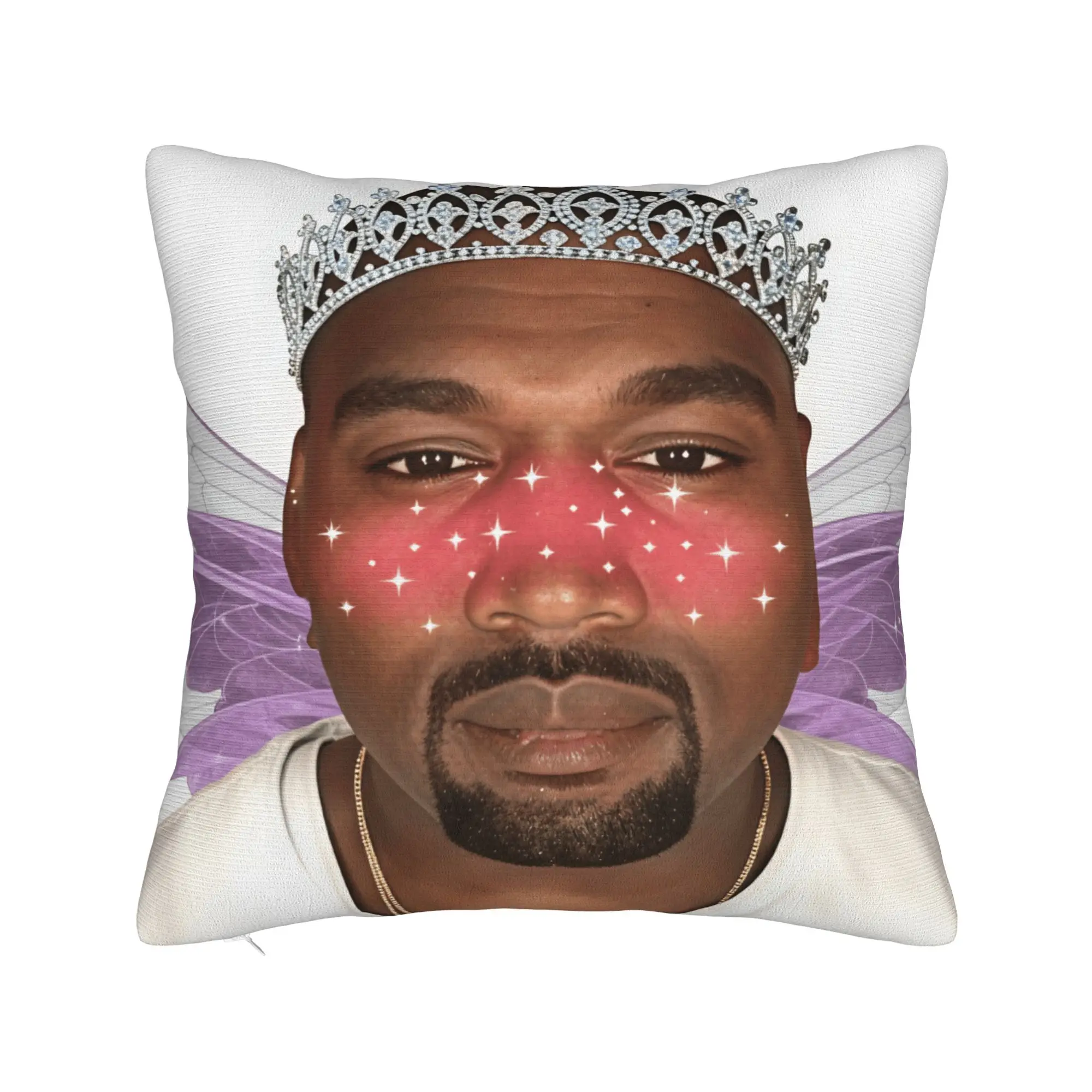 Kanye West Meme Pillow Case  Cute Funny Pillow Cover Custom Pillowcases For Sofa Home Decoration