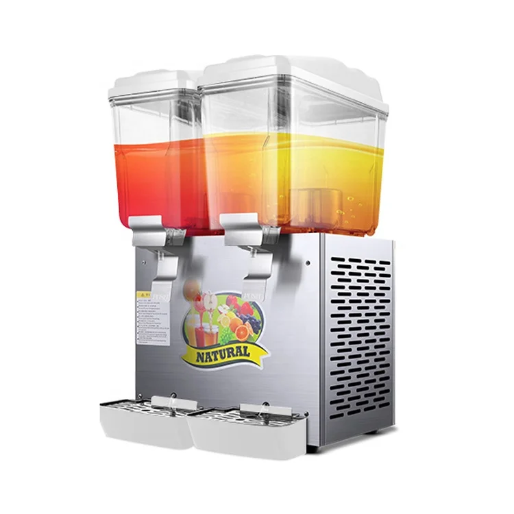 Commercial double cylinder beverage machine large ml hot and cold juice machine 36L