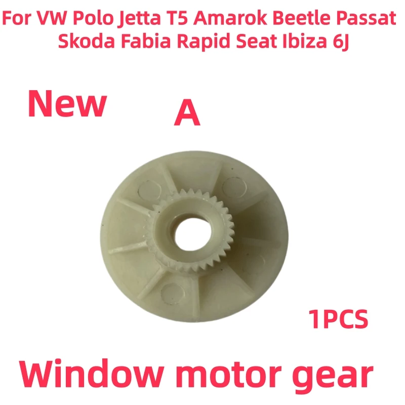 Voor VW POLO Jetta Passat Kever Amarok Skoda Fabia Rapid Roomster SEAT Ibiza 6J Vensterglas lift motor gear Kit Nieuwe kwaliteit