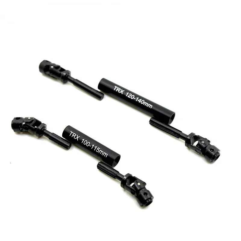 Eje de transmisión Cvd de alta resistencia, junta Universal de acero de aleación de 100-115mm / 120-140mm para coche teledirigido 1/10 Trx4 Trx-4 TRX-6 TRX6