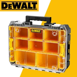 DEWALT DWST82968-1 TSTAK Waterseal Organizer DS100 IP54 Tapa Transparent Portable Storage Tools Accessories Parts Box