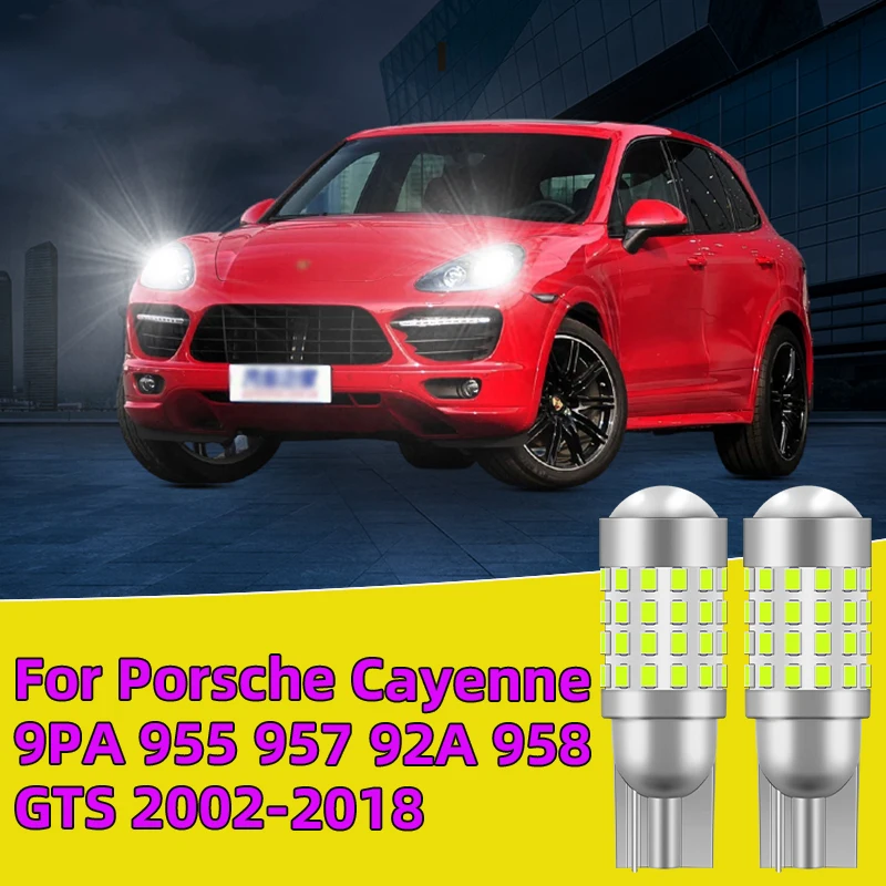 2PCS For Porsche Cayenne 9PA 955 957 92A 958 GTS 2002-2018 Car Led Traffic Bulb side marker position Signal Lamp Clearance Light