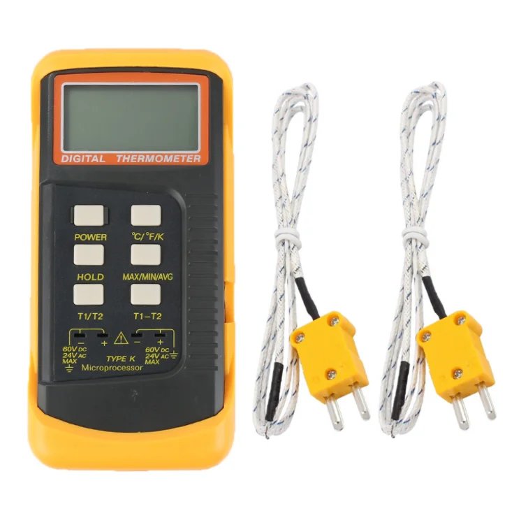 

-200-1370C Dual Channel K Type Digital Thermocouple Thermometer