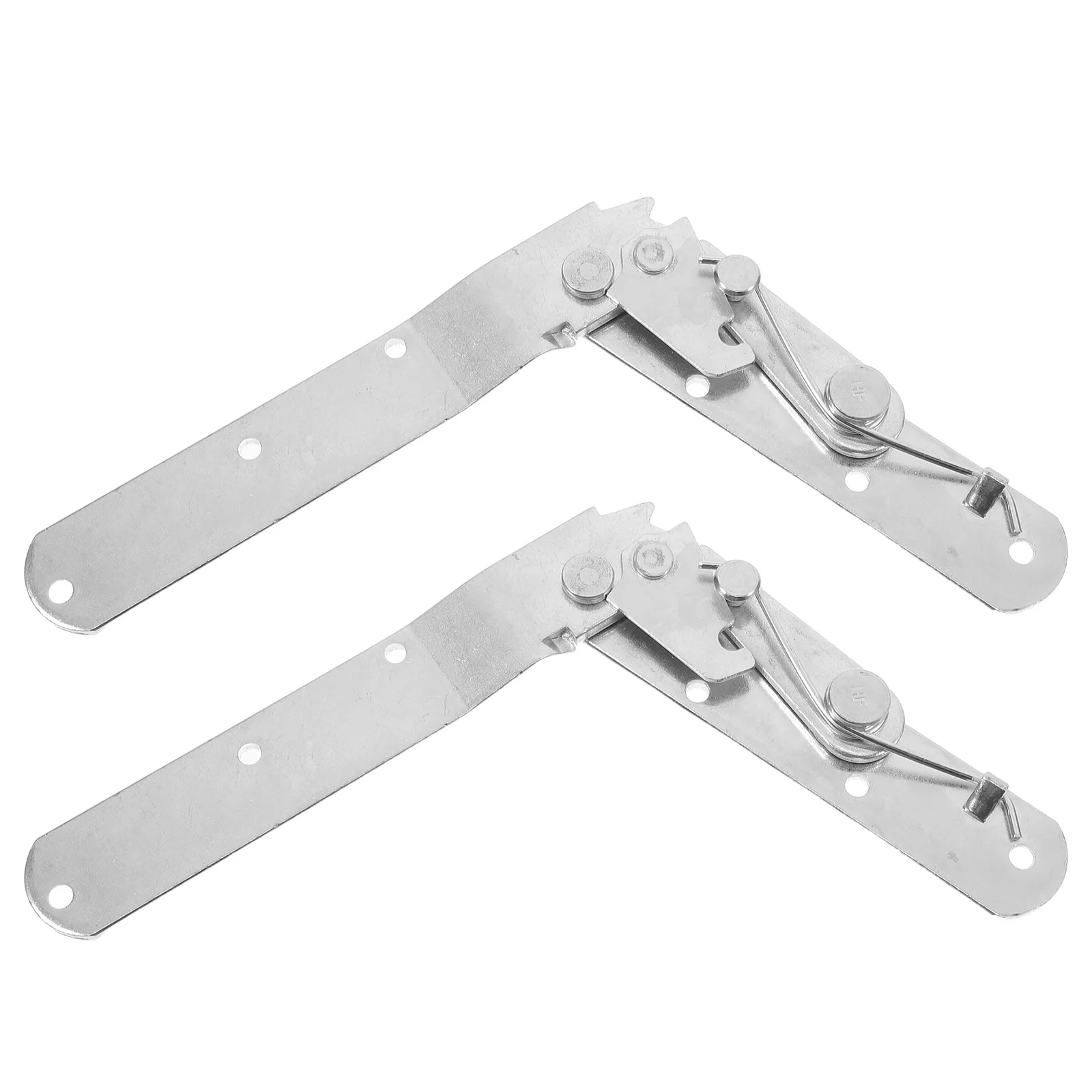 

2Pcs Sofa Backrest Folding Hinges Galvanized Silver Adjustable Angle Sofa Bed Hardware Recliner Mechanism Furniture Accessories