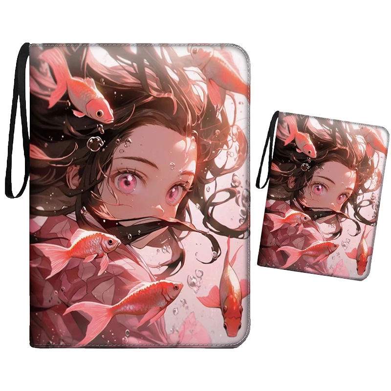 Anime Demon Slayer Kamado Nezuko Kochou Shinobu Kanroji Mitsuri Kamado Tanjirou periferiche nove griglia libro di carte regalo di compleanno