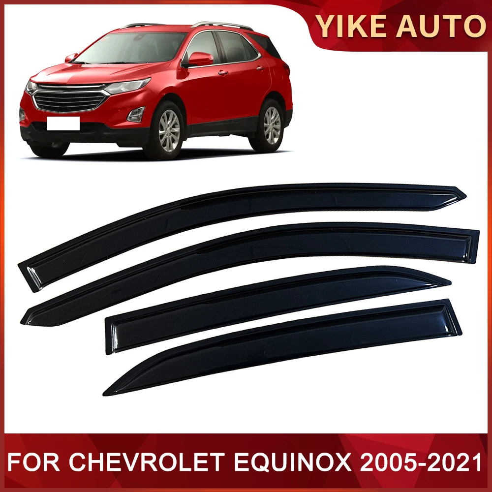 

Window Visor for CHEVROLET EQUINOX 2005-2023 Weathershield Door Visor Wind Sun Rain Guards Side Window Wind Deflectors Auto