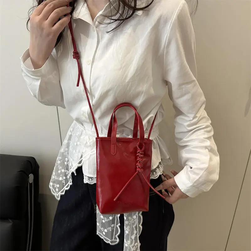 

Women PU Leather Small Crossbody Bag Phone Lightweight Fashion Shoulder Ladies Travel Purse Mini Simple Handbags Hot
