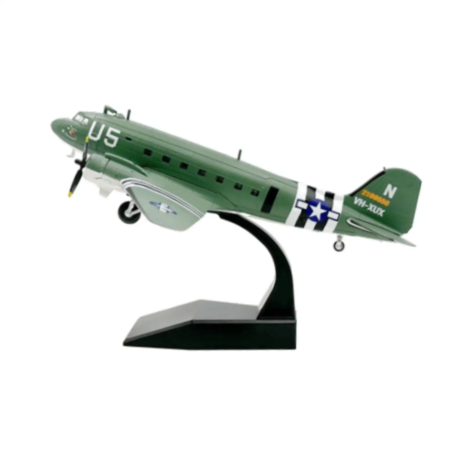 1/100 Scale Fighter Aircraft Model Airplane Model for Countertop Bookshelf