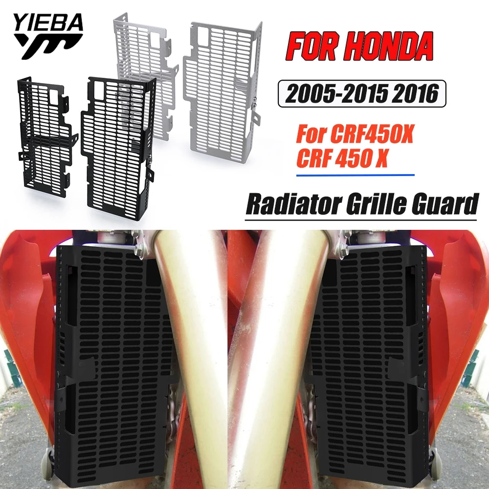 

Motocycle Radiator Grille Cover Water Tank Guard Protection FOR HONDA CRF450X CRF 450 X 2005- 2010 2011 2012 2013 2014 2015 2016
