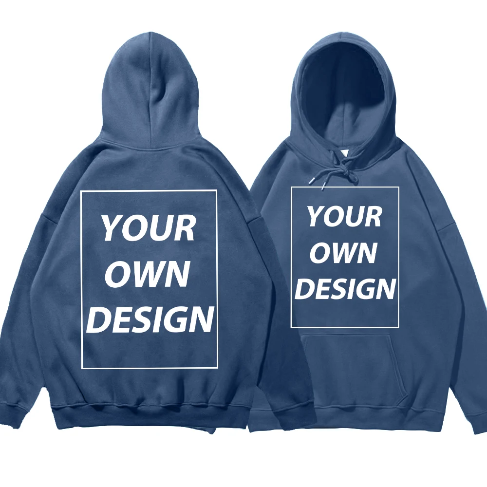 Personalized Customize Autumn Casual Sport Hoodie Men Fleece Team Basic Sweatshirts Street Office Top Daily Comfortable Workwear