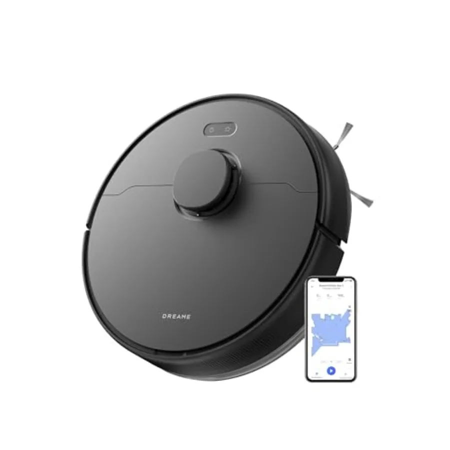 D9 Max Gen 2 Robot Vacuum and Mop Combo LDS Navigation 6000Pa Strong Suction Power 240mins Runtime 2-in-1 Sweep and Mop WiFi AP