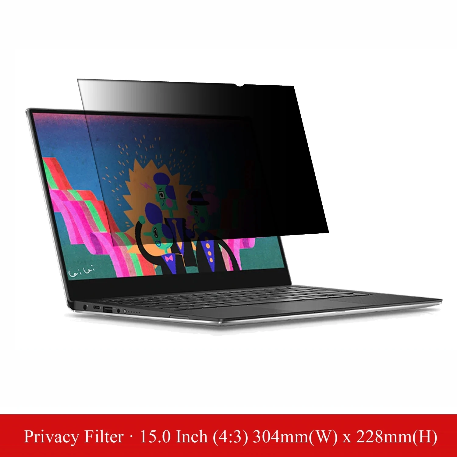 15inch Anti-Glare Laptop Privacy Filter Screen Protector Film for Computer Monitor Standard Screen 4:3 Aspect Ratio