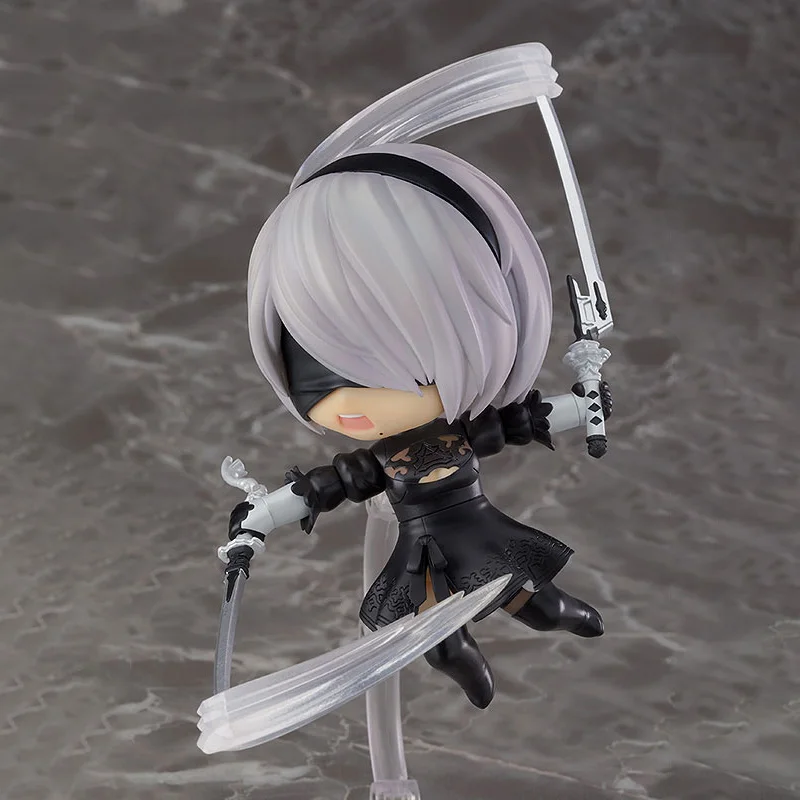 Anime Q -Verison 1475 NieR:Automata 2B Anime YoRHa No.2 Type B Action Figure  Collection Model Toy Doll  Christmas Present