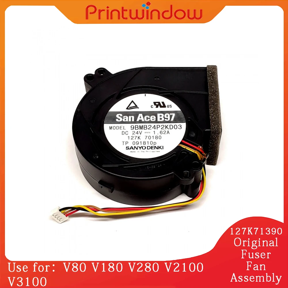 127K71390 Original New Fuser Fan Assembly for Xerox V80 V180 V280 V2100 V3100 Versant 80 180 280 2100 3100 Cooling Fan 127K70180