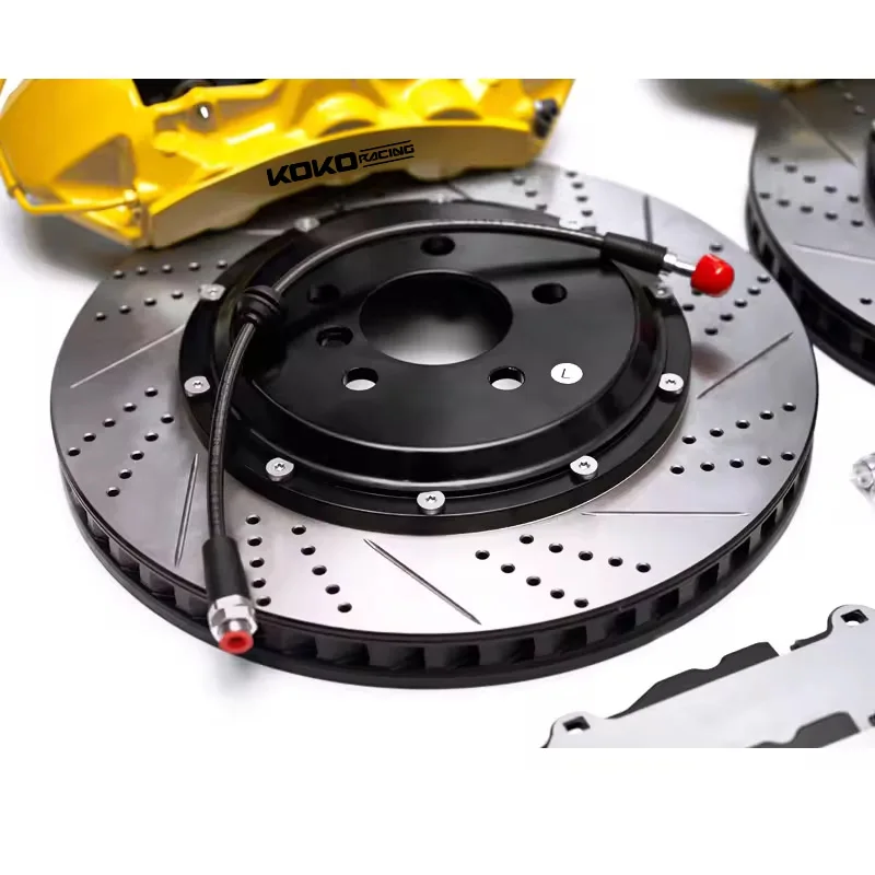 Racing Front Brake Systems 6 Pot Upgrade Car Brake Accessories Big Brake Kits for BMW E30 E36 E46 18-21 inch wheels