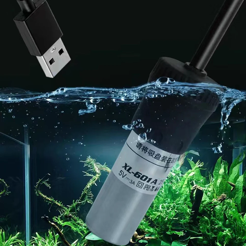 Riscaldatore per acquario riscaldatore per acquario sommergibile regolabile 20W/25W Display digitale regolatore di temperatura esterno 18-34 °C USB Mini