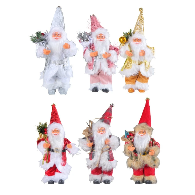 Santa Claus Christmas Ornaments Standing Santa Claus Image Christmas Decorations Holiday Home Decor