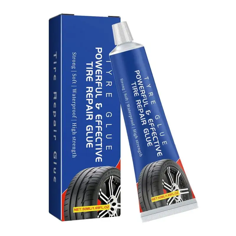 

Tire Repair Glue Rubber Cement Glue 50ml Tire Sealant Tire Leak Sealant Tire Repair Tools Tire Sealant For Car Motorcycle Truck